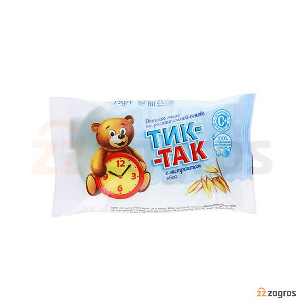 صابون کودک Tik Tak حاوی عصاره جو دوسر 75 گرم