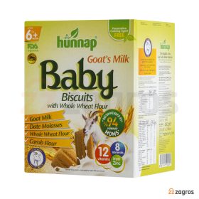 بیسکویت کودک Hunnap حاوی شیر بز 400 گرم بیسکویت کودک Hunnap حاوی شیر بز 400 گرم