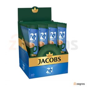 پودر قهوه فوری جاکوبز مدل 2 در 1 بسته 40 عددی