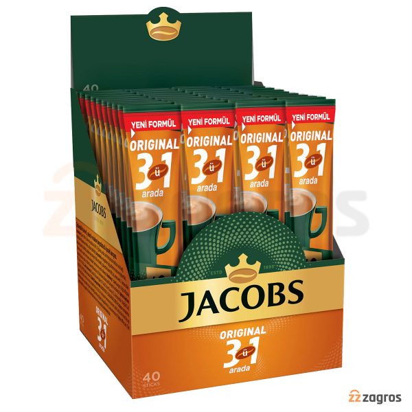 پودر قهوه فوری جاکوبز مدل ORIGINAL بسته 40 عددی