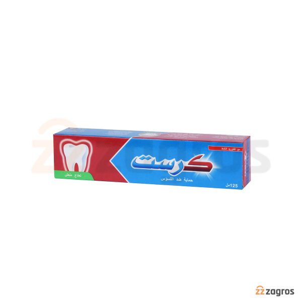 خمیر دندان ضد پوسیدگی کرست حجم 125 میل