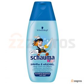 شامپو بچه پسرانه شوما مدل Shampoo & Waschgel حجم 250 میل