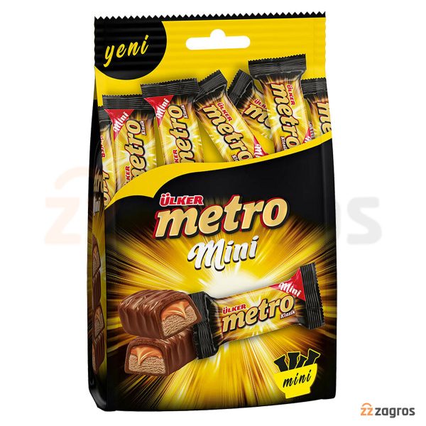 مینی شکلات Metro اولکر وزن 102 گرم