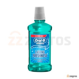 دهان شویه بدون الکل اورال بی مدل Lasting Freshness حجم 500 میل دهان شویه بدون الکل اورال بی مدل Lasting Freshness حجم 500 میل
