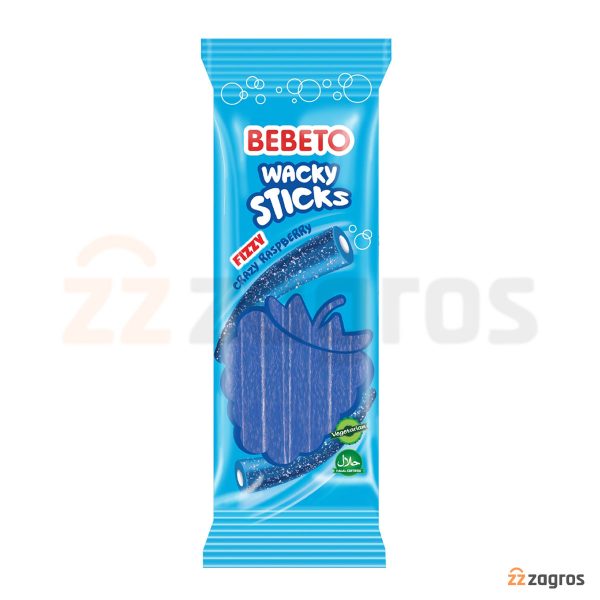 پاستیل مدادی ببتو مدل wacky sticks وزن 180 گرم