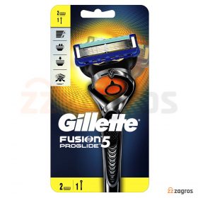 خودتراش مردانه ژیلت مدل Fusion 5 ProGlide به همراه یک عدد یدک