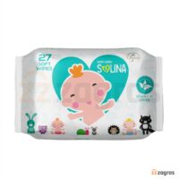 دستمال مرطوب کودک سون کوئین حاوی ویتامین E و B5 بسته 27 عددی