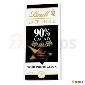 شکلات تلخ 90 درصد Lindt وزن 100 گرم