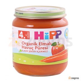 پوره ارگانیک سیب و هویج هیپ Hipp وزن 125 گرم پوره ارگانیک سیب و هویج هیپ Hipp وزن 125 گرم