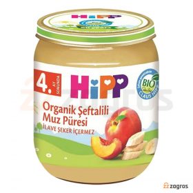 پوره ارگانیک هلو و موز هیپ Hipp وزن 125 گرم پوره ارگانیک هلو و موز هیپ Hipp وزن 125 گرم