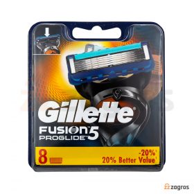 تیغ یدک مردانه ژیلت مدل FUSION5 PROGLIDE بسته 8 عددی