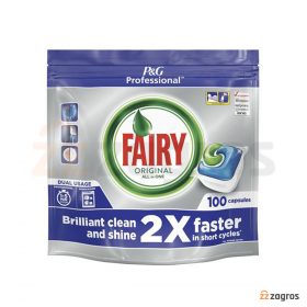 قرص ماشین ظرفشویی فیری مدل ORIGINAL ALL IN ONE بسته 100 عددی قرص ماشین ظرفشویی فیری مدل ORIGINAL ALL IN ONE بسته 100 عددی