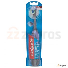 مسواک باتری دار کلگیت مدل FLOSS_TIP BRISTLES 5X با برس متوسط