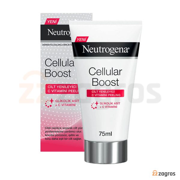 کرم لایه بردار نوتروژینا سری Cellular Boost مناسب انواع پوست 75 میل