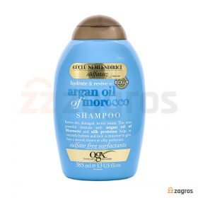 شامپو بدون سولفات OGX حاوی روغن آرگان مناسب موهای خشک و آسیب دیده 385 میل