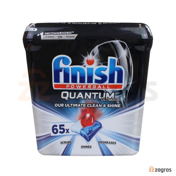 قرص ماشین ظرفشویی فینیش مدل QUANTUM ULTIMATE بسته 65 عددی