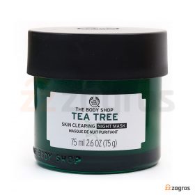 ماسک شب درخت چای (تی تری) بادی شاپ مناسب پوست های جوش دار و لک دار 75 میل