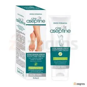 کرم پا آسپتین مناسب پوست خشک، آسیب دیده و ترک خورده 75 میل کرم پا آسپتین مناسب پوست خشک، آسیب دیده و ترک خورده 75 میل