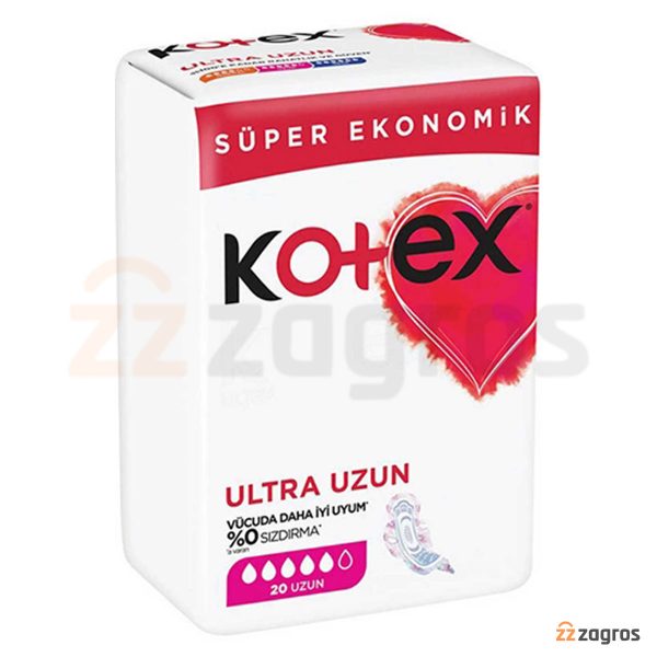 نوار بهداشتی کوتکس مدل ULTRA UZUN بسته 20 عددی