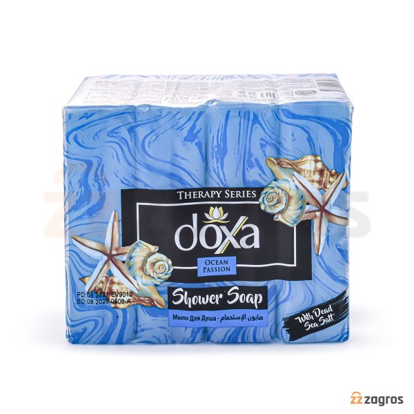 صابون حمام doxa با رایحه اقیانوس بسته 4 عددی