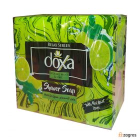 صابون حمام doxa حاوی عصاره لیمو ترش و نعنا بسته 4 عددی