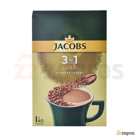 پودر قهوه فوری 3 در 1 جاکوبز مدل Yumuşak Lezzet حجم 18 گرم بسته 40 تایی