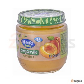 پوره ارگانیک زردآلو هرو بیبی 120 گرم پوره ارگانیک زردآلو هرو بیبی 120 گرم