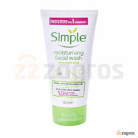 ژل شستشوی صورت مرطوب کننده سیمپل مناسب انواع پوست 150 میل