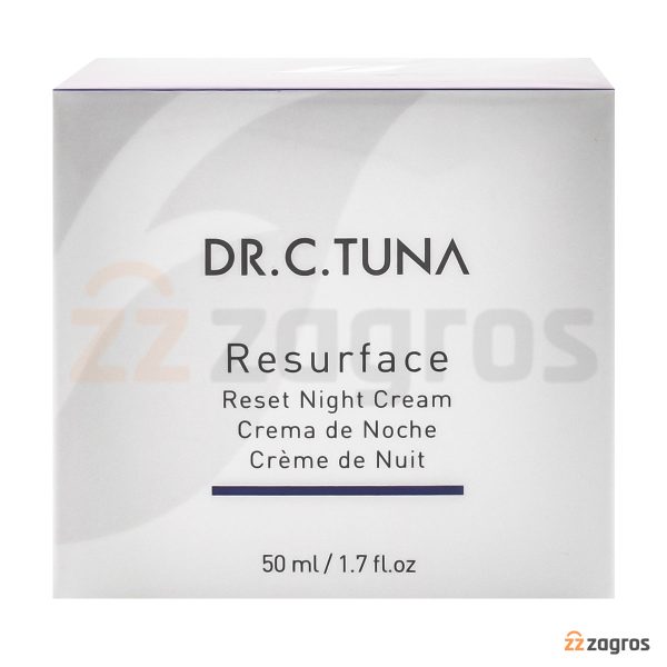 کرم شب تغذیه کننده پوست Dr.C.Tuna مدل Resurface حجم 50 میل