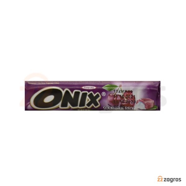 آبنبات با طعم آلبالو اونیکس Onix وزن 22.4 گرم