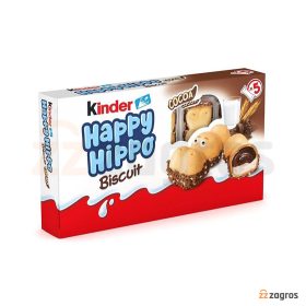 بیسکوییت کاکائویی کیندر مدل Happy Hippo وزن 20.7 گرم بسته 5 تایی بیسکوییت کاکائویی کیندر مدل Happy Hippo وزن 20.7 گرم بسته 5 تایی