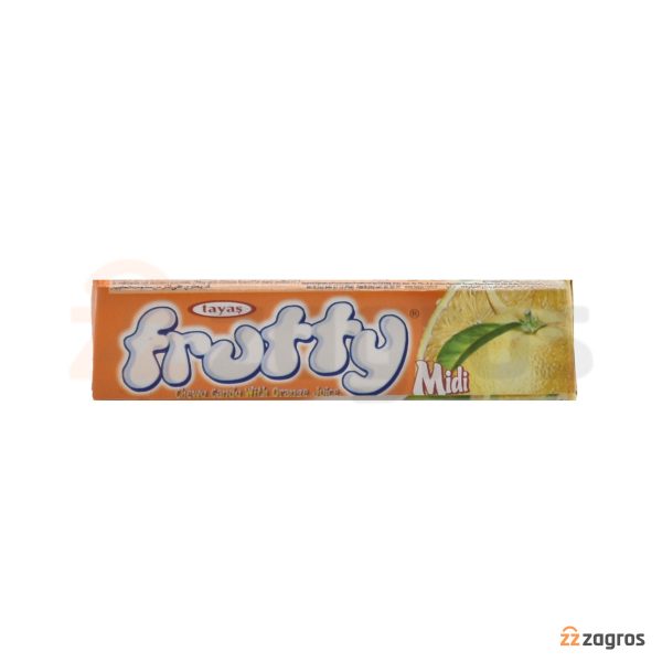 تافی با طعم پرتقال Tayas Frutty وزن 20 گرم