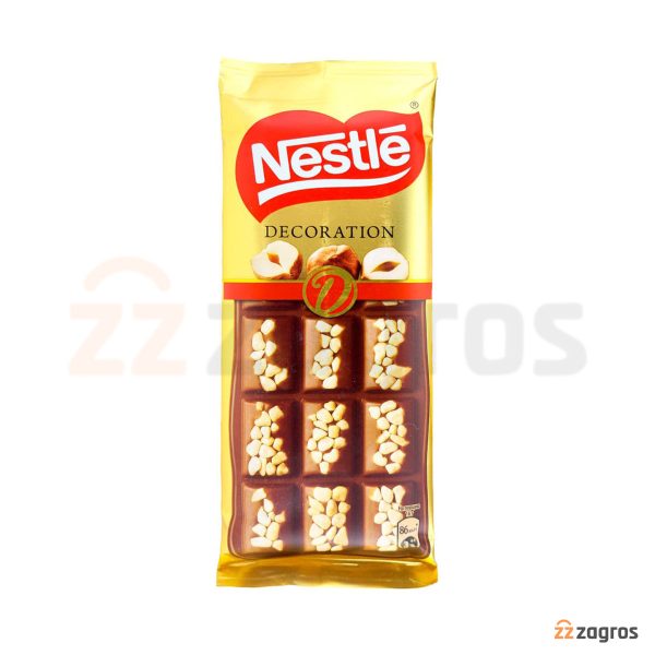 شکلات شیری نستله با مغز فندق وزن 80 گرم