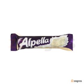 ویفر مثلثی اولکر Alpella با روکش شکلات سفید وزن 28 گرم