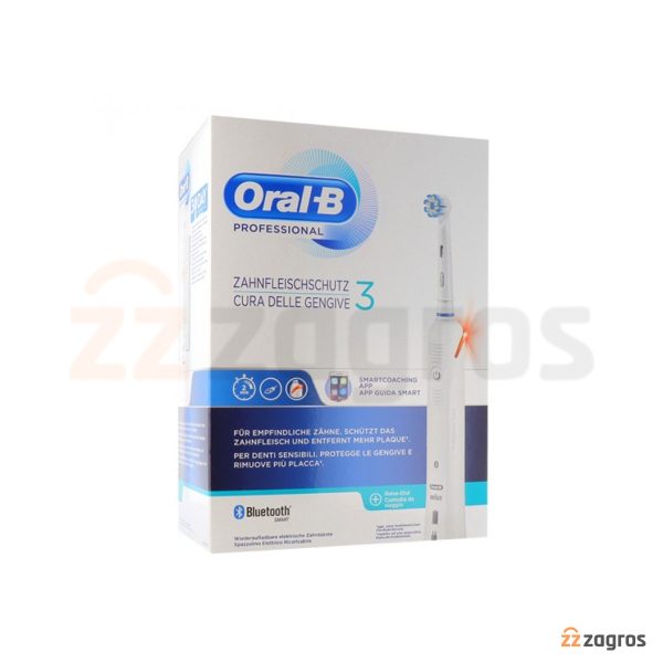 مسواک برقی اورال بی مدل Gum Care 3 Professional به همراه یک عدد یدک با برس نرم