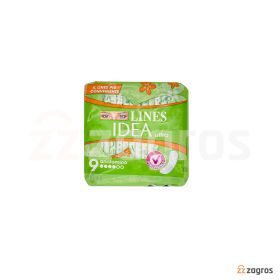 پد روزانه لاینز Idea Ultra بسته 9 عددی پد روزانه لاینز Idea Ultra بسته 9 عددی
