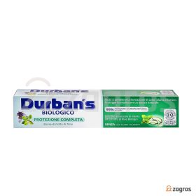 خمیر دندان ارگانیک دوربان Durban’s حاوی عصاره آویشن و استویا 75 میل