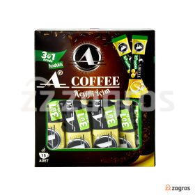 پودر قهوه فوری 3 در 1 A Coffee بسته 15 عددی