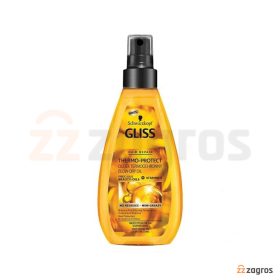 اسپری روغن مراقبت کننده مو گلیس مدل Thermo Protect حجم 150 میل اسپری روغن مراقبت کننده مو گلیس مدل Thermo Protect حجم 150 میل