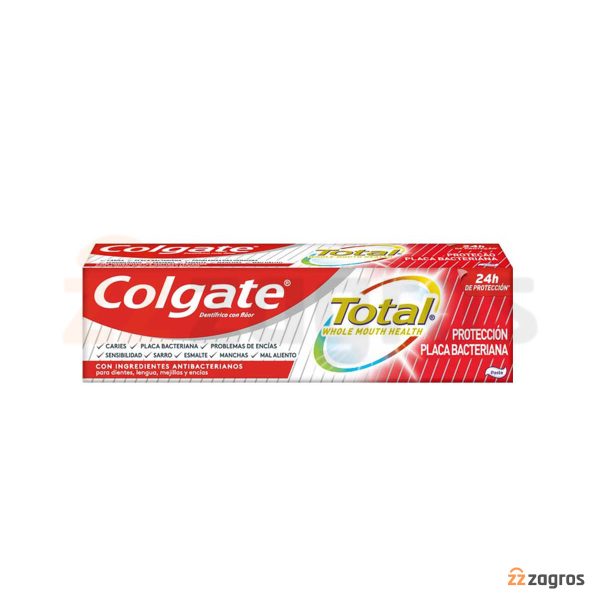 خمیر دندان کلگیت سری Total مدل Plaque Protection حجم 75 میل