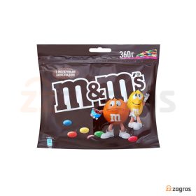 دراژه شکلات شیری m&m's وزن 360 گرم