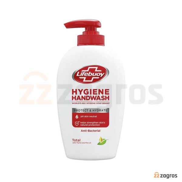 صابون مایع آنتی باکتریال لایف بوی Lifebuoy حاوی روغن آویشن و کاج 250 میل