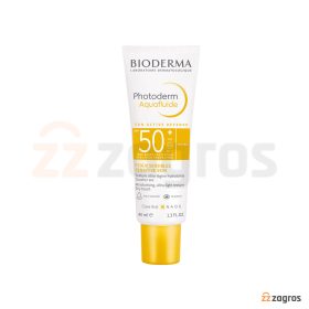 فلوئید ضد آفتاب بایودرما +SPF50 مدل Photoderm Aquafluide مناسب انواع پوست 40 میل