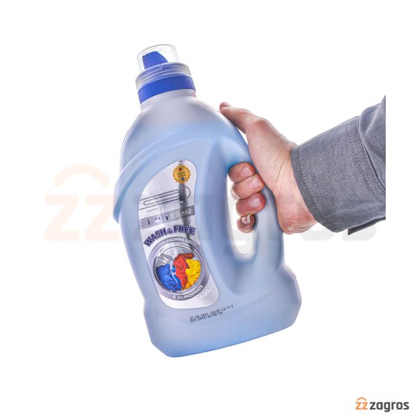 ژل لباسشویی Wash & Free سری Universal مناسب شستشوی دستی و ماشینی 2100 گرم - Image 3