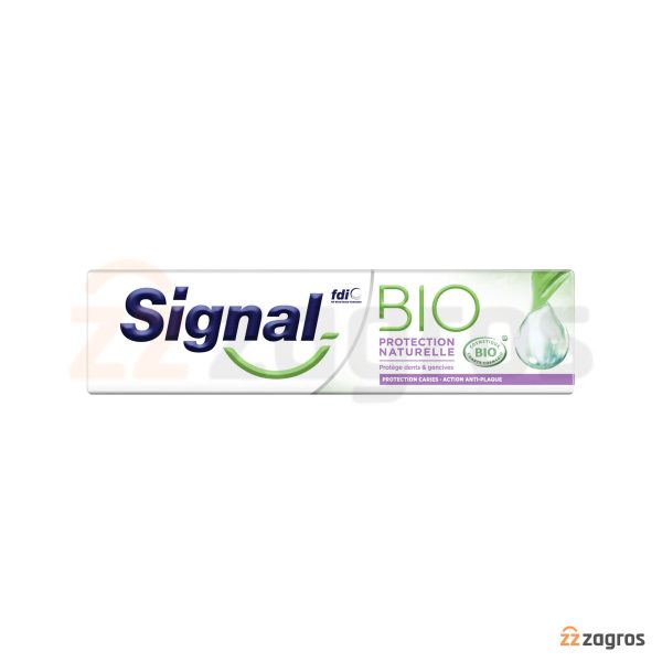 خمیر دندان ارگانیک سیگنال مدل Bio Protection Naturelle حجم 75 میل