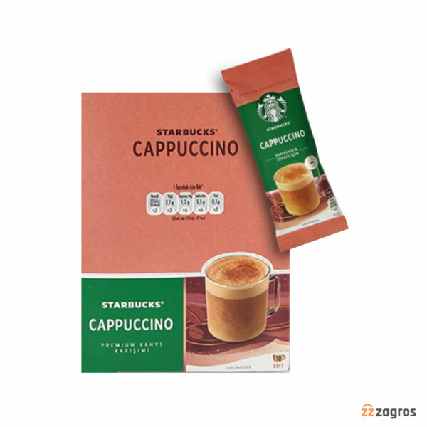 قهوه فوری کاپوچینو استارباکس بسته 10 عددی
