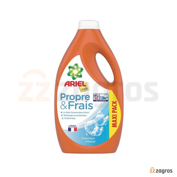 مایع ماشین لباسشویی آریل مدل Propre & Frais حجم 2475 میل