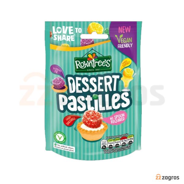 پاستیل دسر میوه ای راونتریز مدل Dessert Pastilles وزن 139 گرم