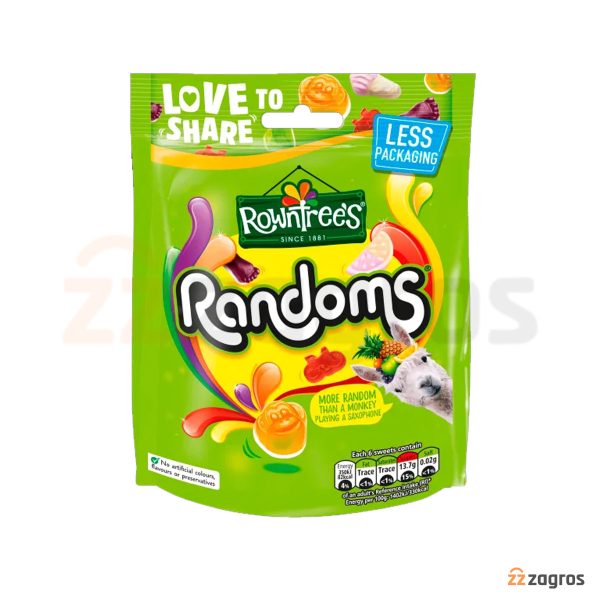 پاستیل میوه ای راونتریز مدل Randoms وزن 150 گرم