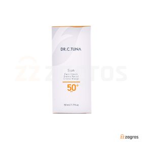 کرم ضد آفتاب +SPF50 فارماسی Dr.C.Tuna بی رنگ مناسب انواع پوست 50 میل